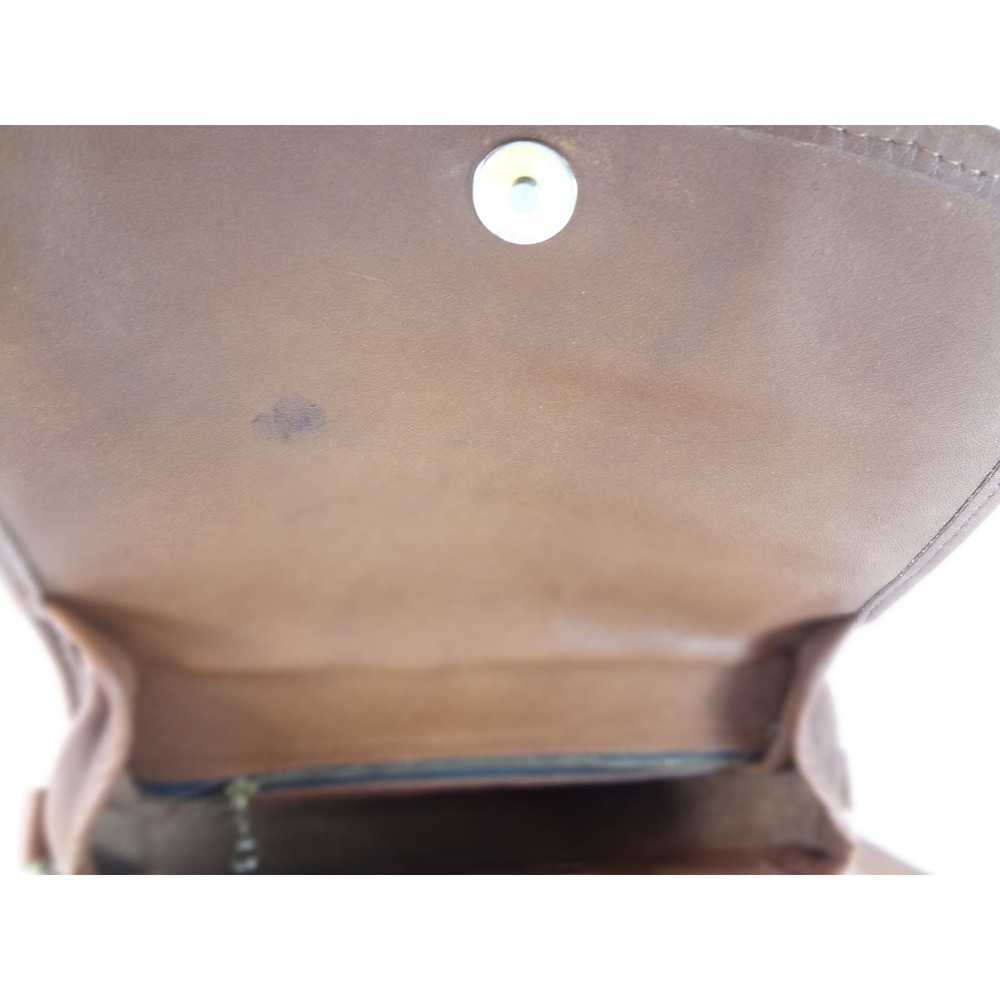 Coach Vintage British Tan Leather Crossbody Saddle Bag 9061 Made in USA - Picture 7 of 8